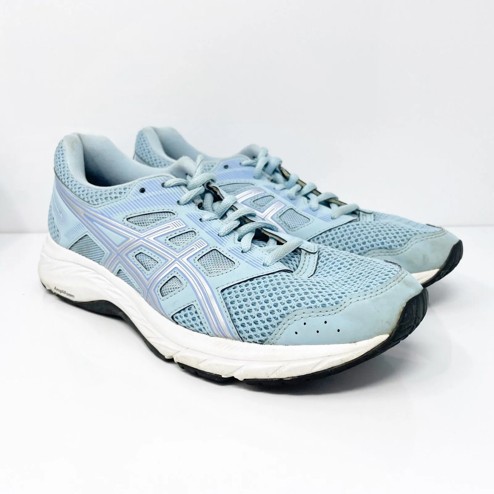 Asics Womens Gel Contend 5 1012A234 Blue Running Shoes Sneakers Size 8.5