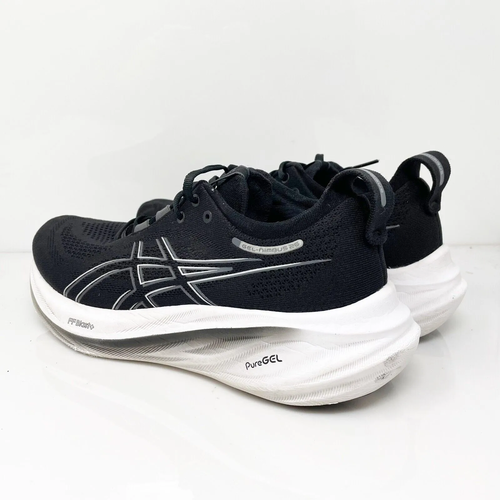 Asics Womens Gel Nimbus 26 1012B601 Black Running Shoes Sneakers Size 10