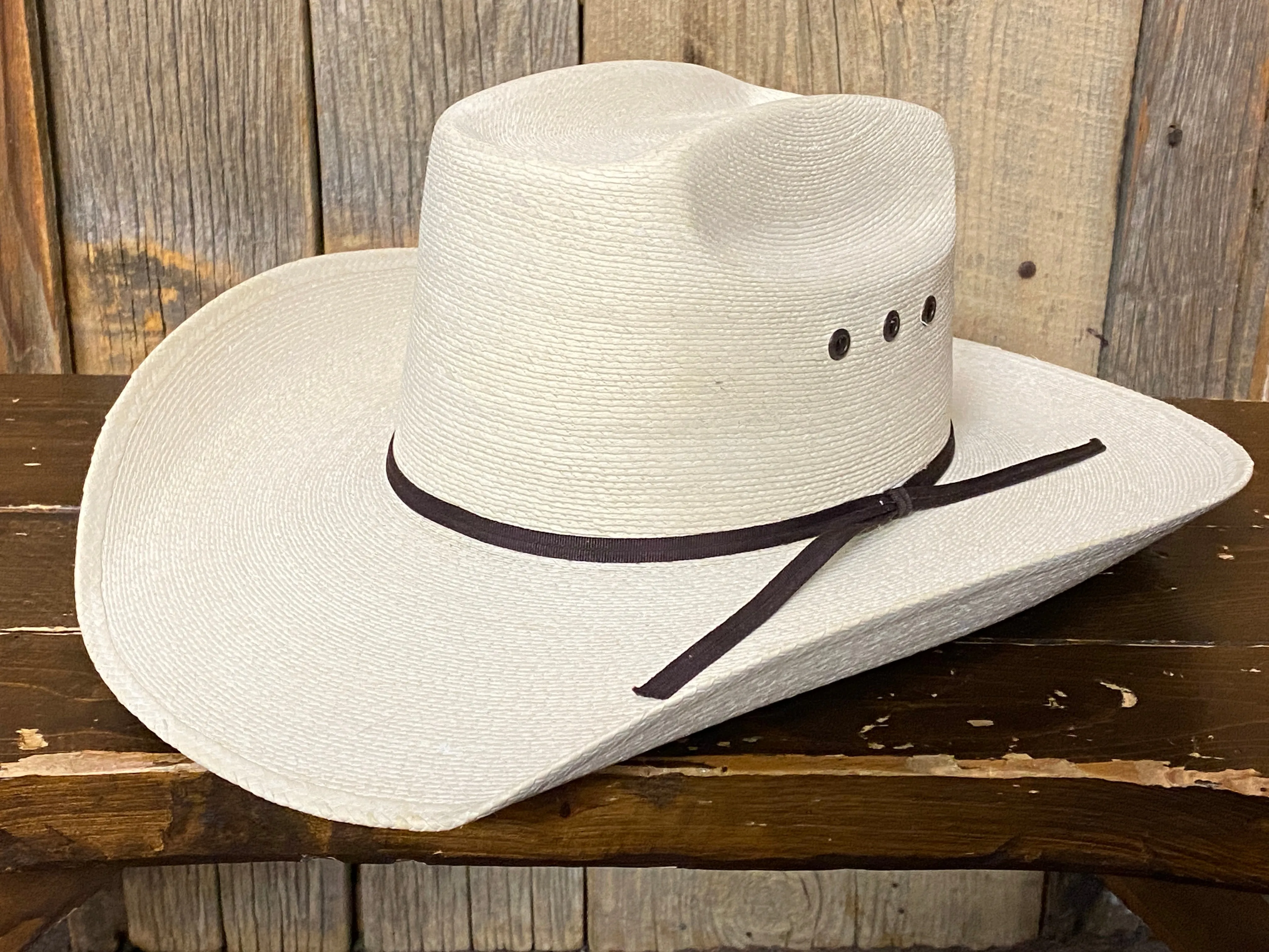 Atwood 7X Vigilante Natural Palm Leaf Straw Cowboy Hat