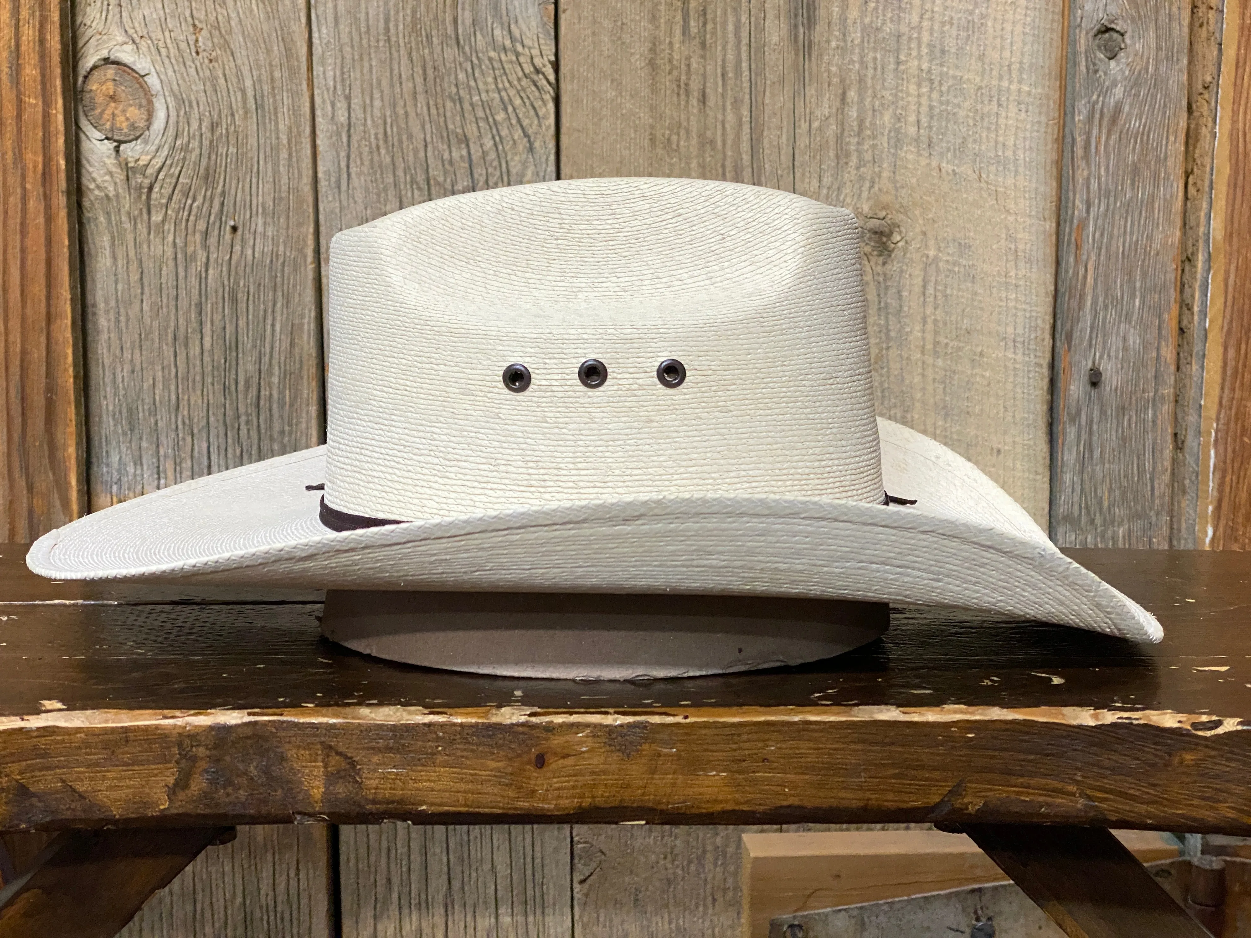 Atwood 7X Vigilante Natural Palm Leaf Straw Cowboy Hat