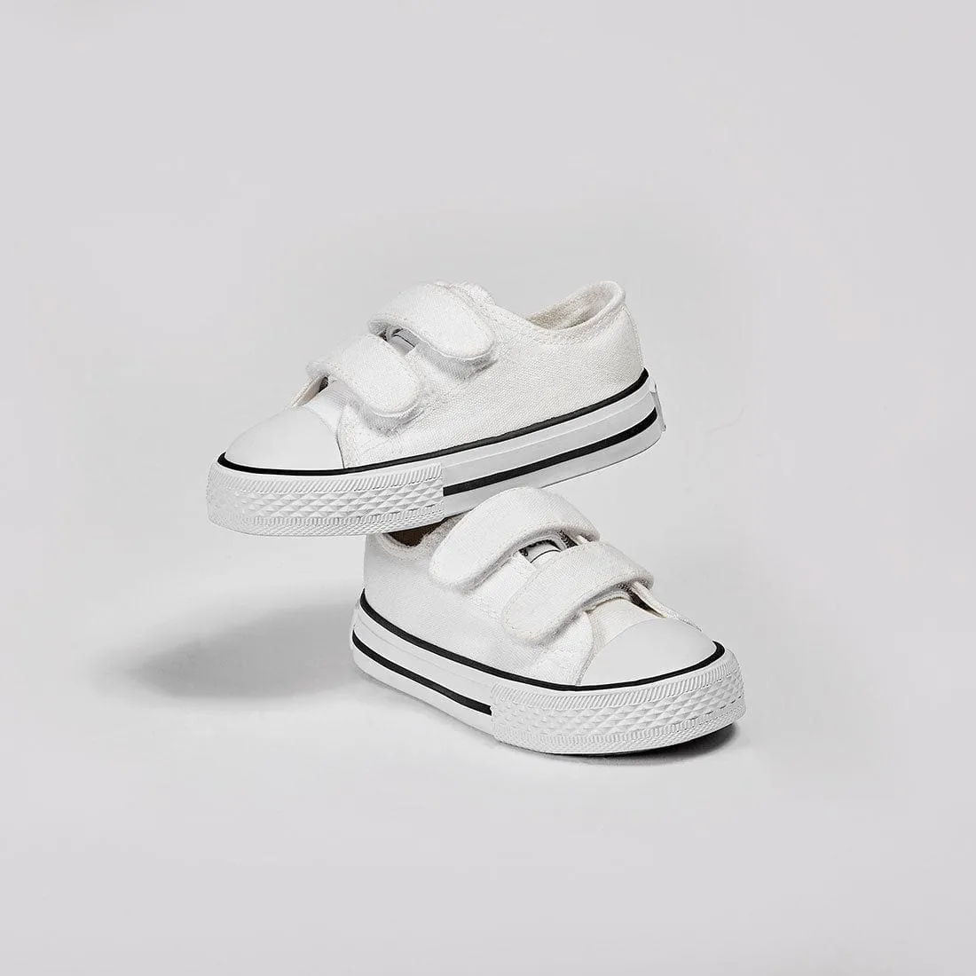 Babies White Canvas Sneakers