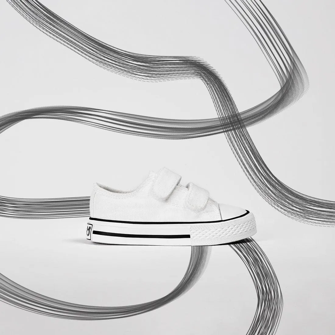 Babies White Canvas Sneakers