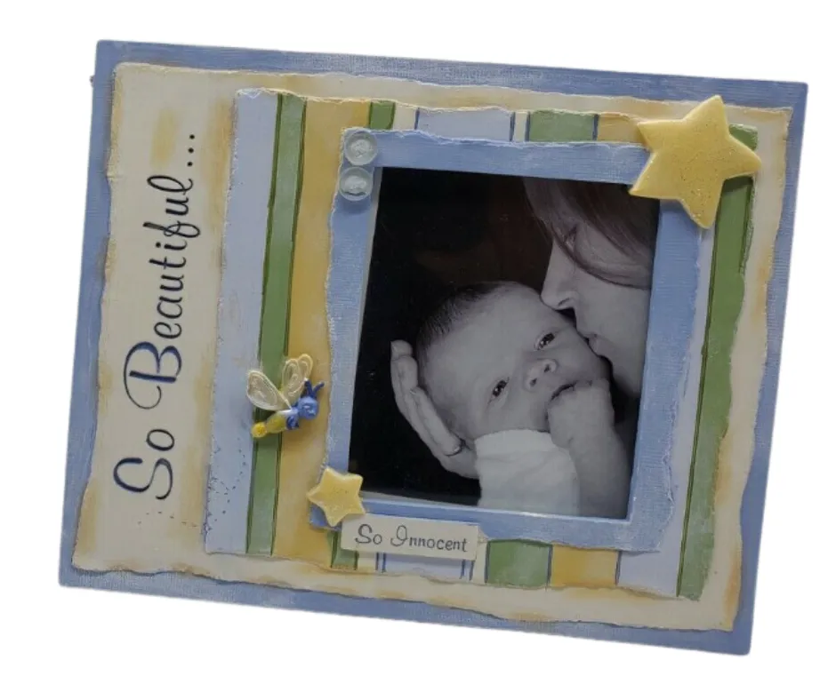 Baby Picture Frame So Beautiful... for Baptisms