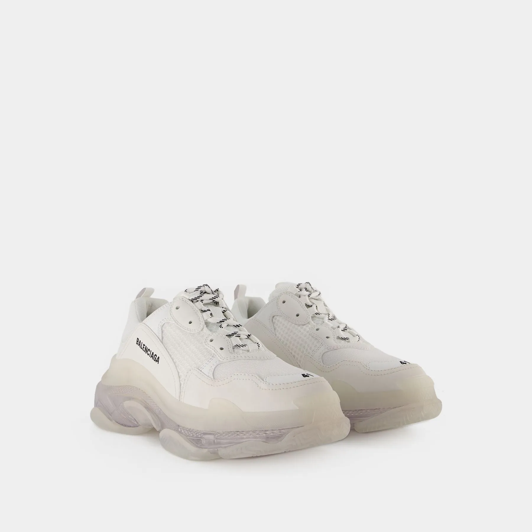 Balenciaga  Triple S Clearsole Sneakers - Balenciaga - Synthetic - White