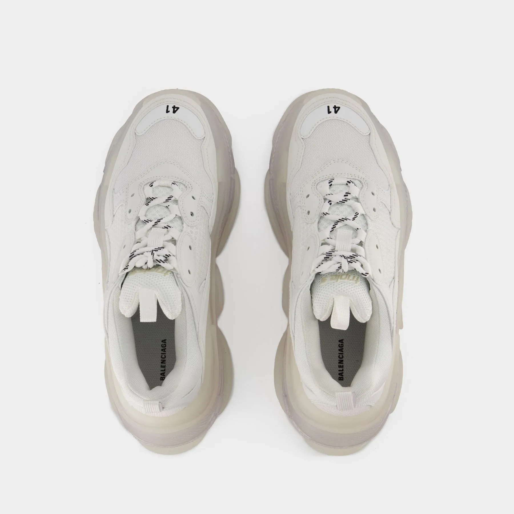 Balenciaga  Triple S Clearsole Sneakers - Balenciaga - Synthetic - White