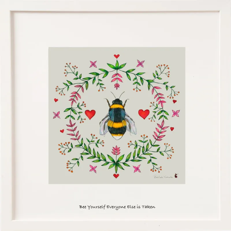 Bee Yourself Frame 6x6