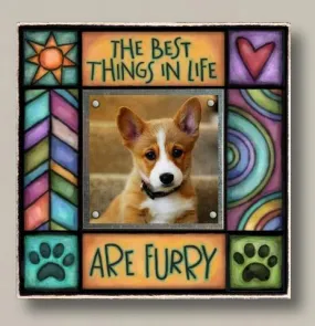 Best Things Furry Small Wood Frame