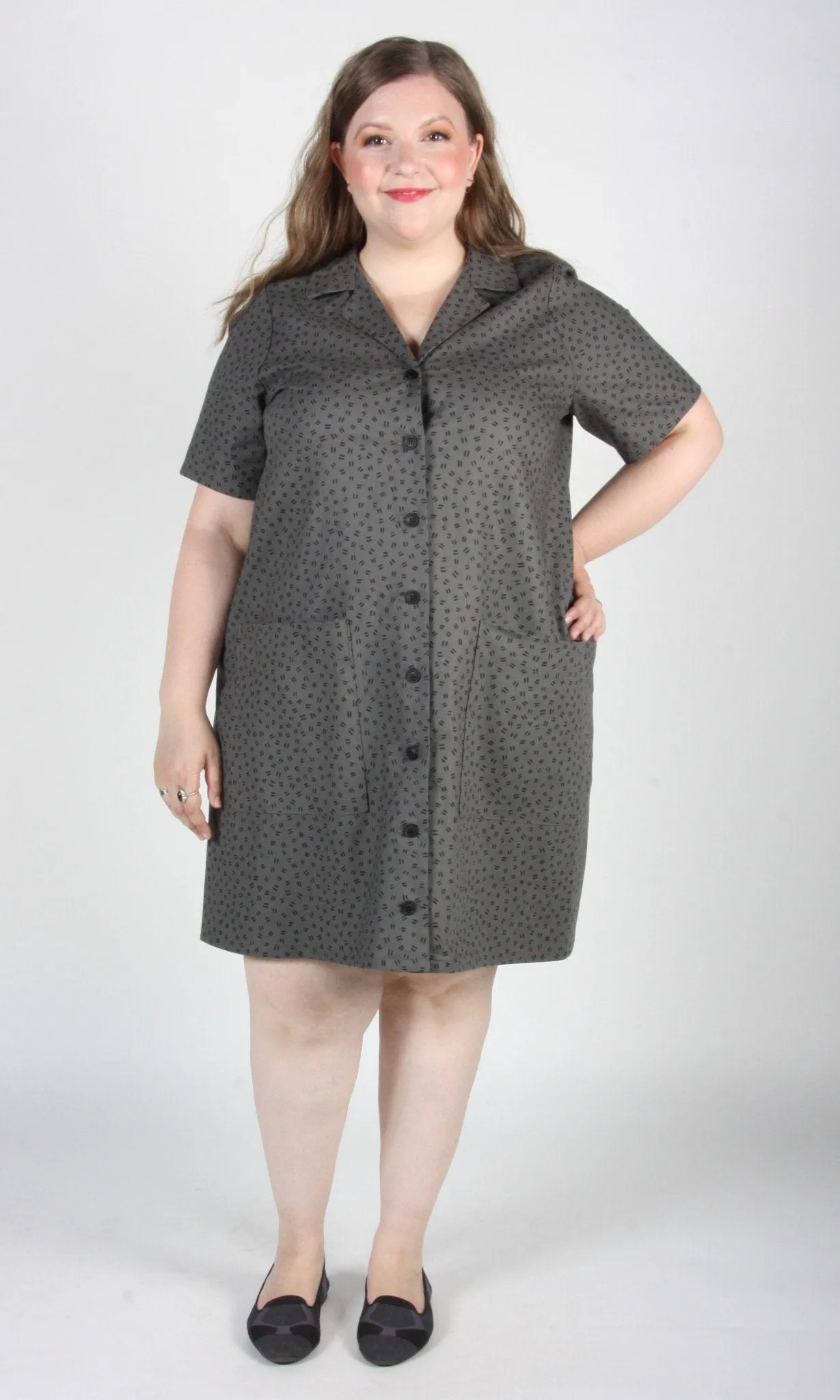 Birds of North America Joree Dress - Grey Hatch (Online Exclusive)