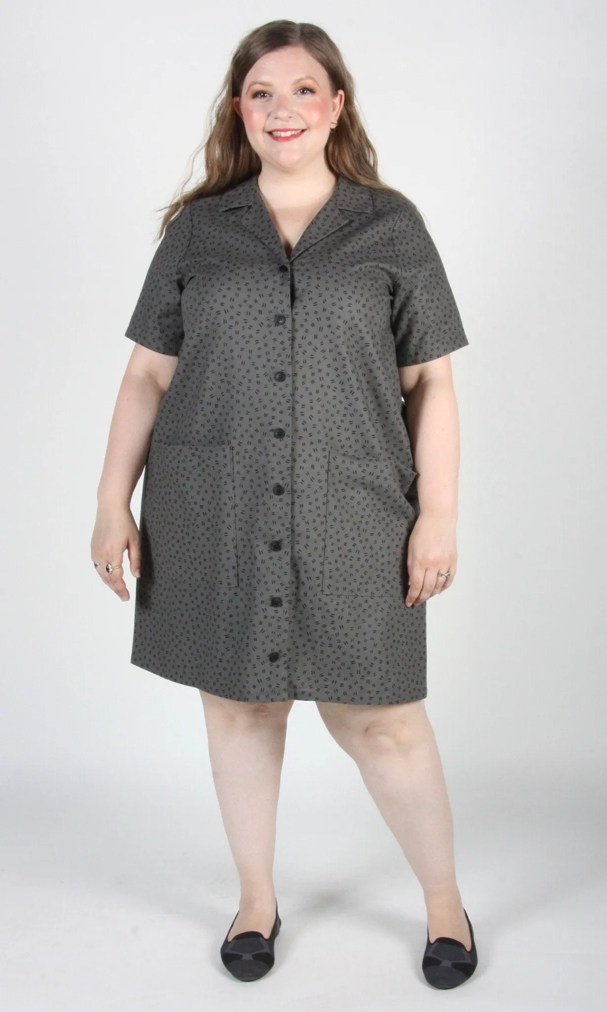 Birds of North America Joree Dress - Grey Hatch (Online Exclusive)