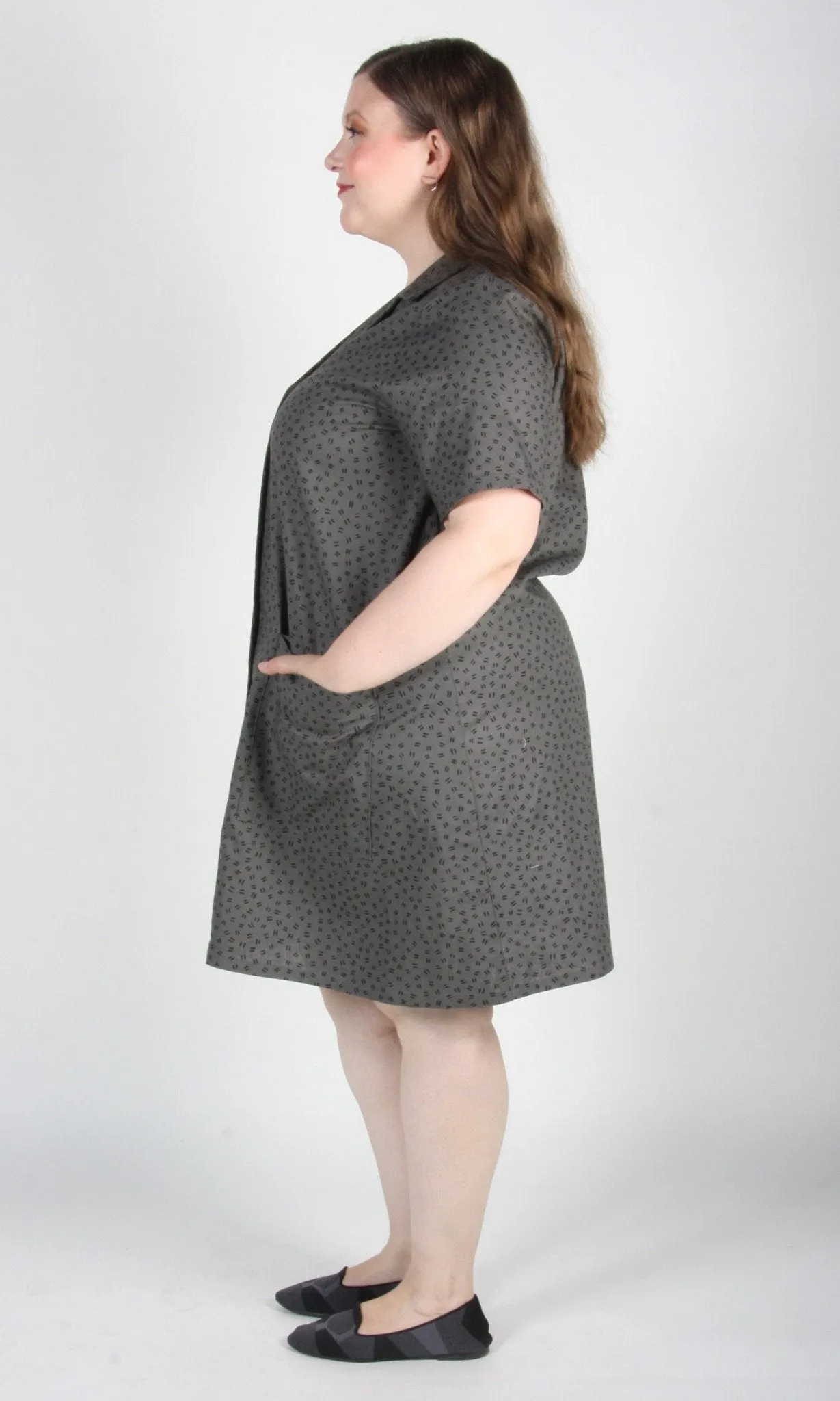 Birds of North America Joree Dress - Grey Hatch (Online Exclusive)