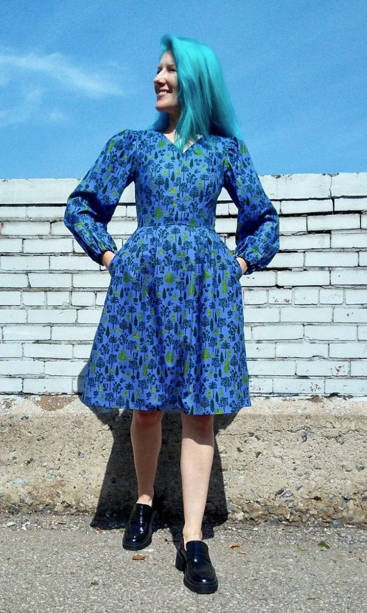 Birds of North America Yellow Hammer Dress - Forager (Online Exclusive)