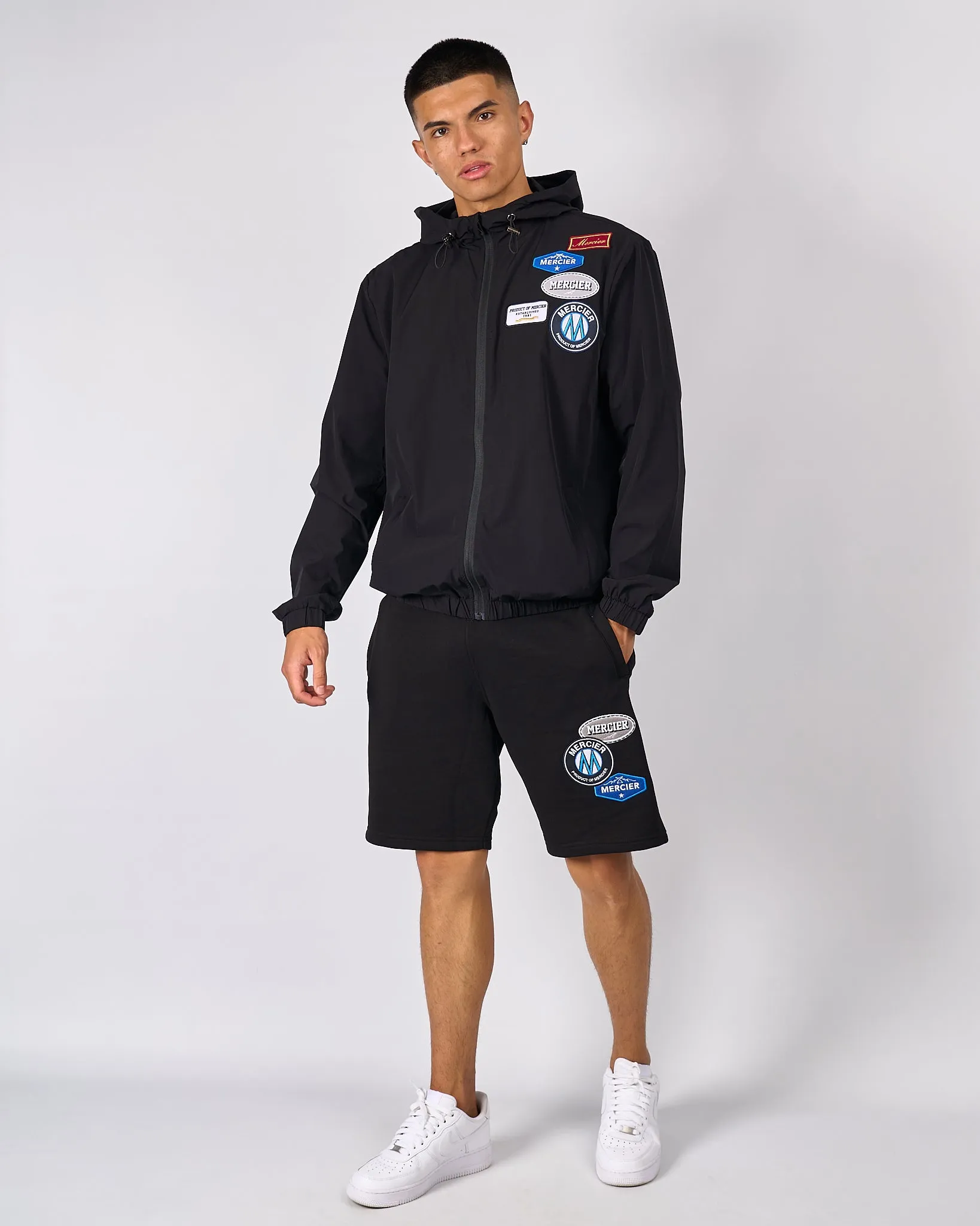 Black Mercier OG Badge Windbreaker