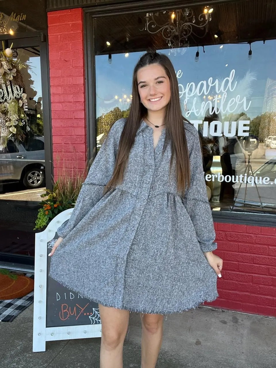 Black Tweed Dress