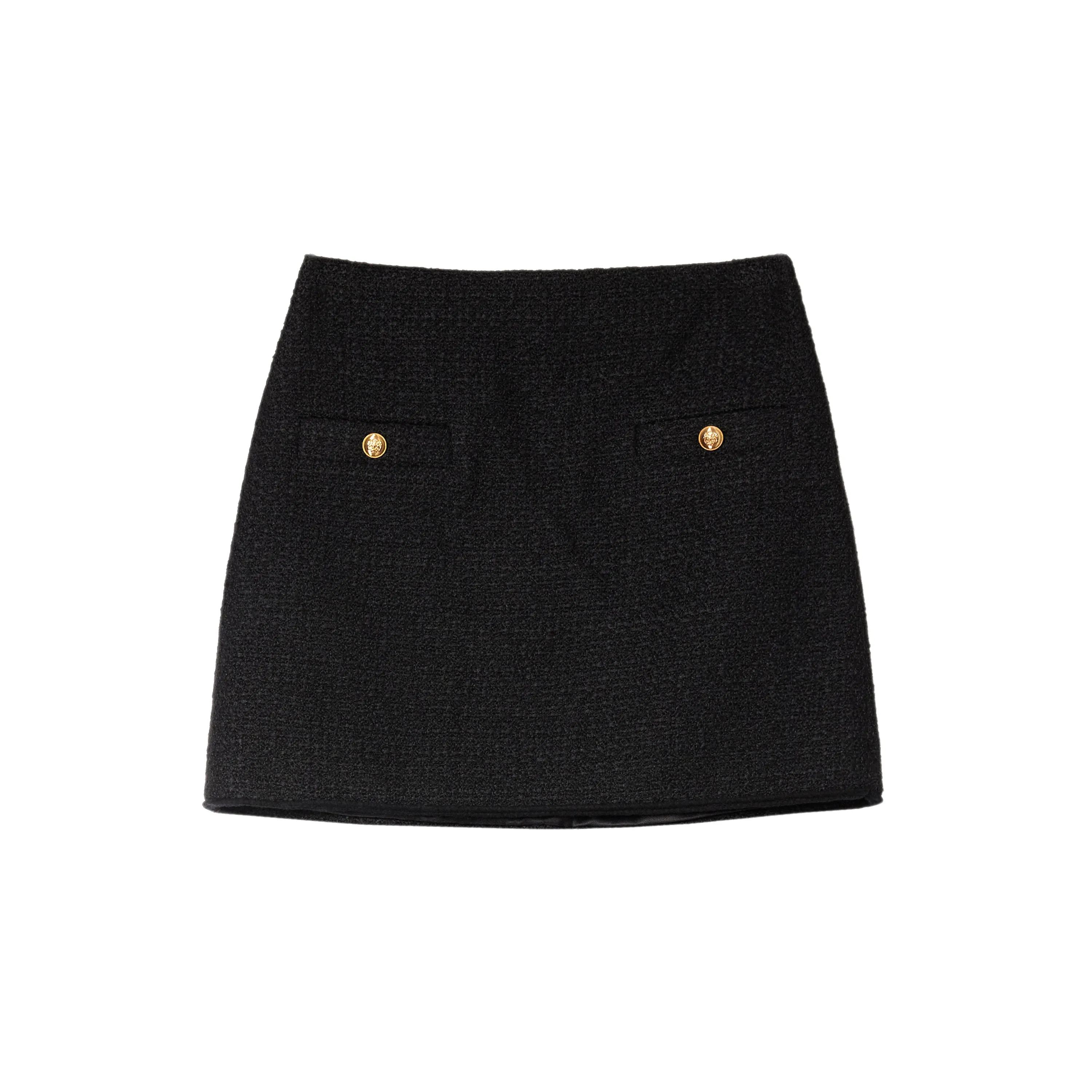 Black Tweed Skirt