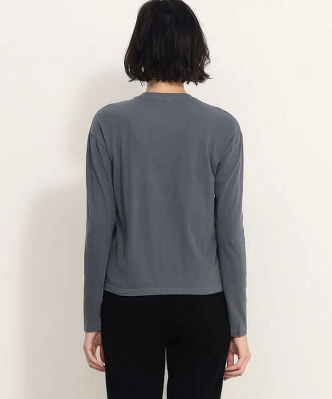 Boxy L/S Tee-North Pigment