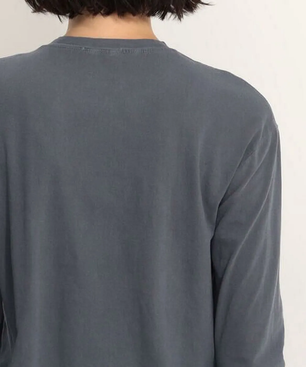 Boxy L/S Tee-North Pigment