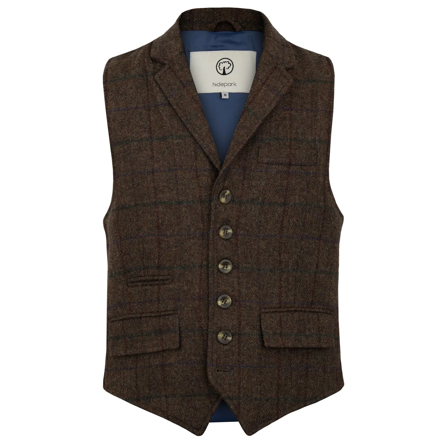 Bradwell: Men's Brown Tweed Waistcoat