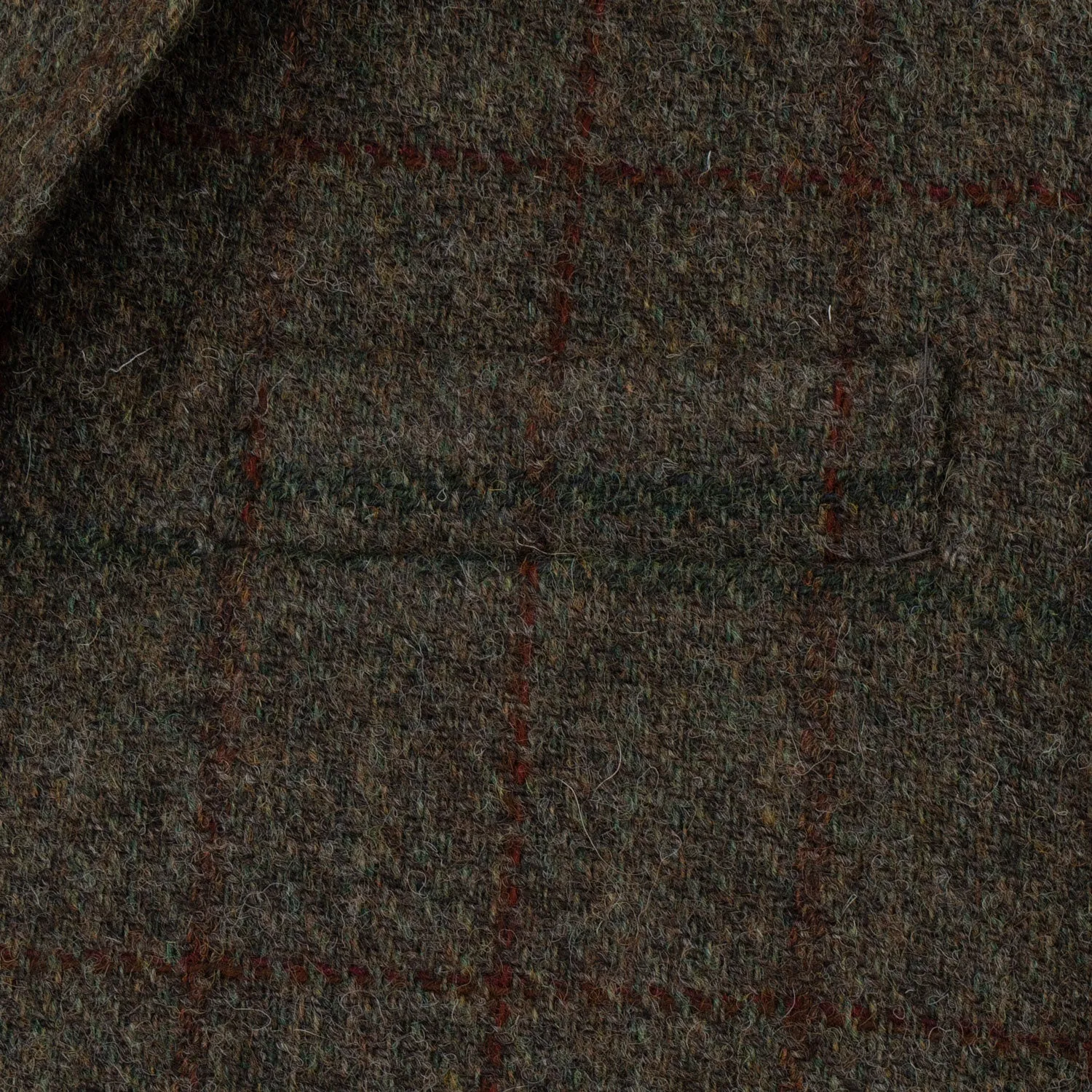 Bradwell: Men's Olive Tweed Waistcoat