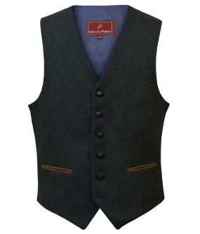 Bray: Men's Tweed Navy Waistcoat