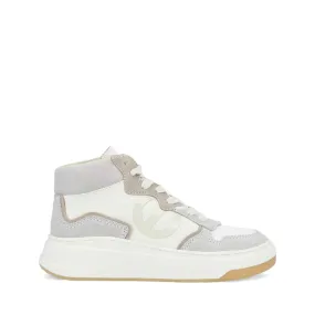 Bridget Mid Dove White Hi Sneakers