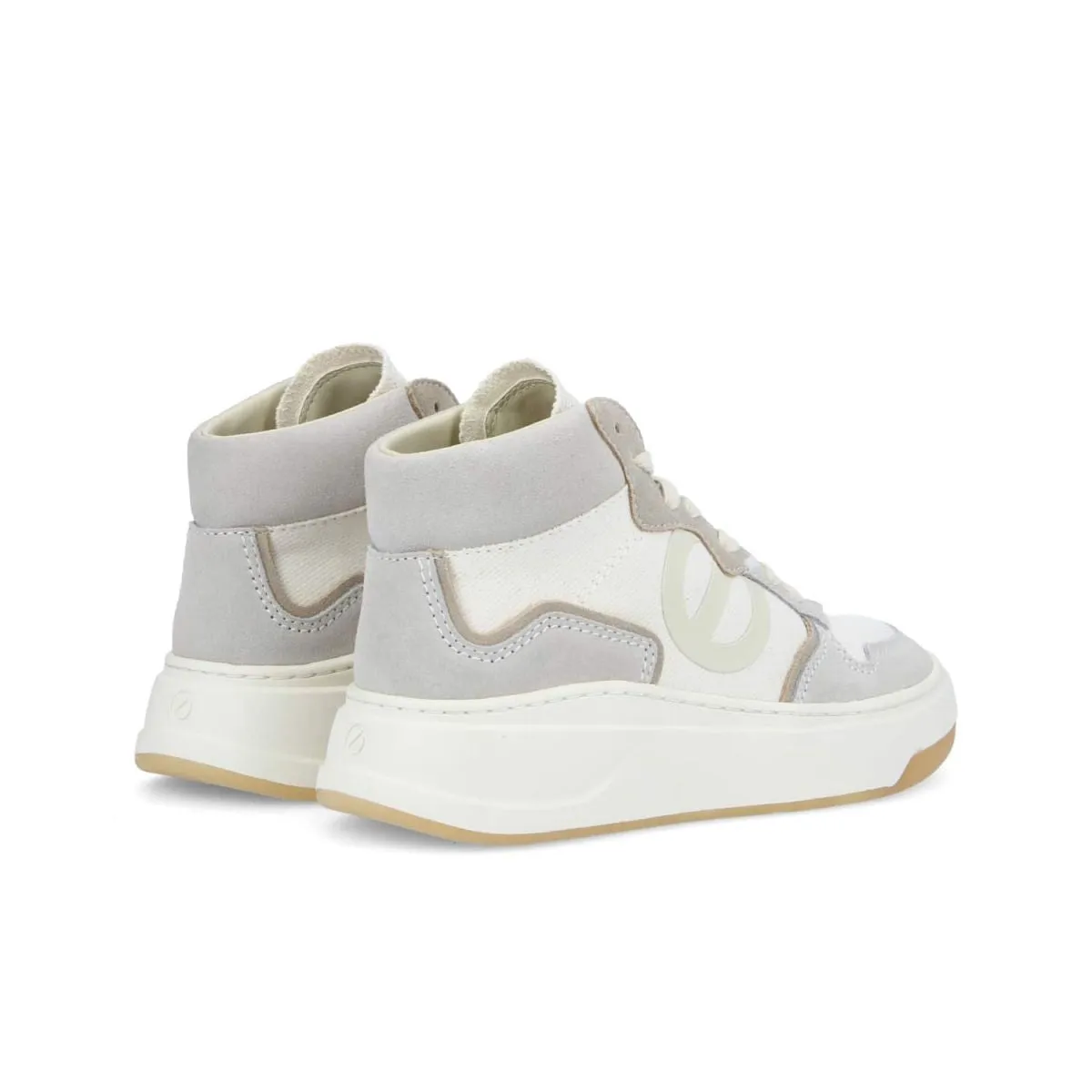 Bridget Mid Dove White Hi Sneakers