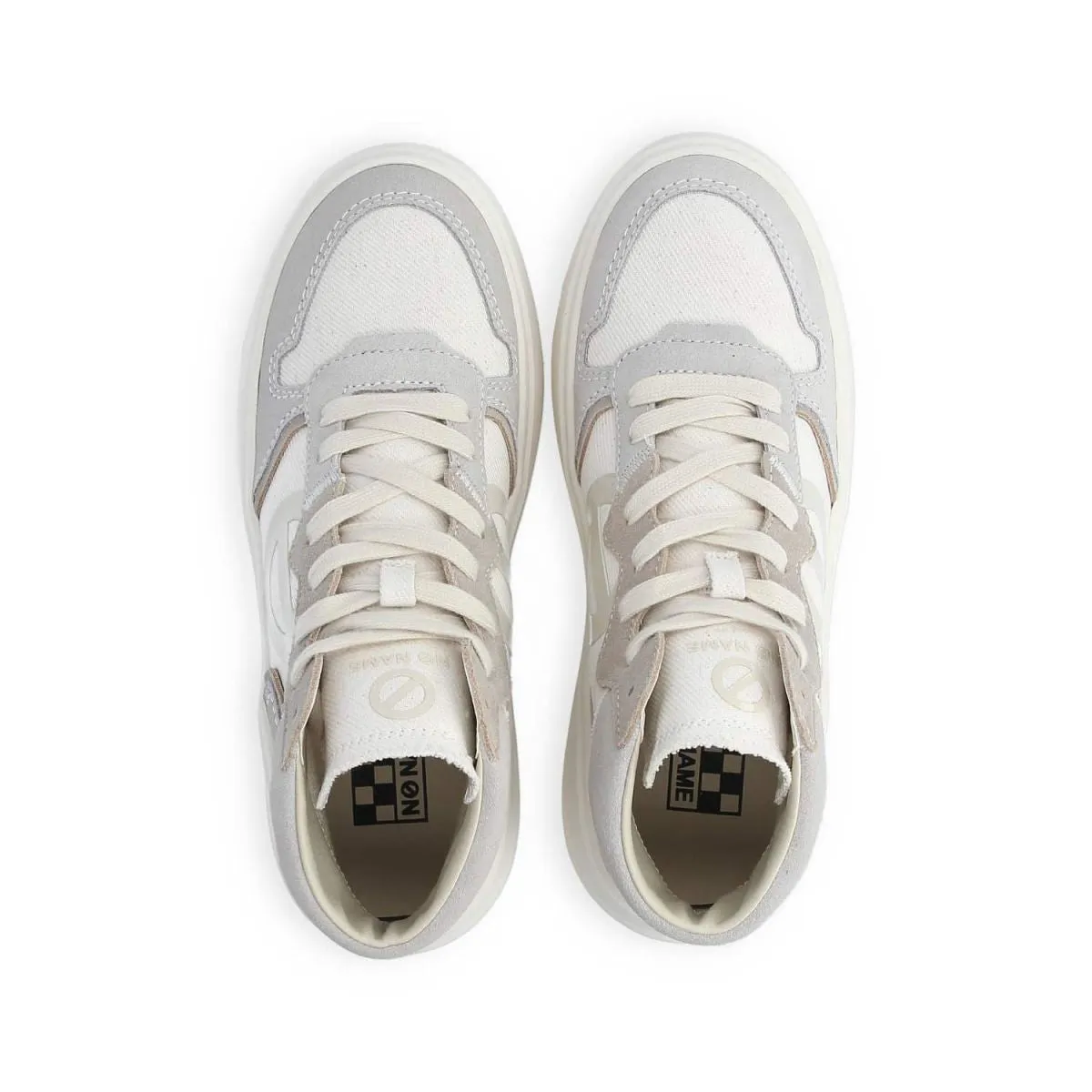 Bridget Mid Dove White Hi Sneakers