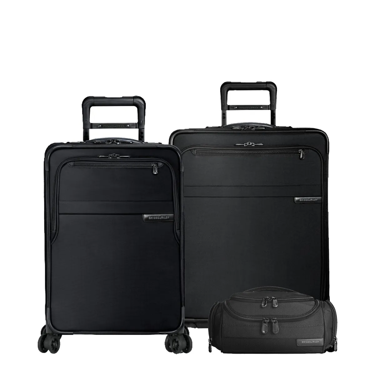 Briggs & Riley Baseline 3-Piece Set: Carry-On Spinner, Med Exp Spinners & Exec Toiletry Kit