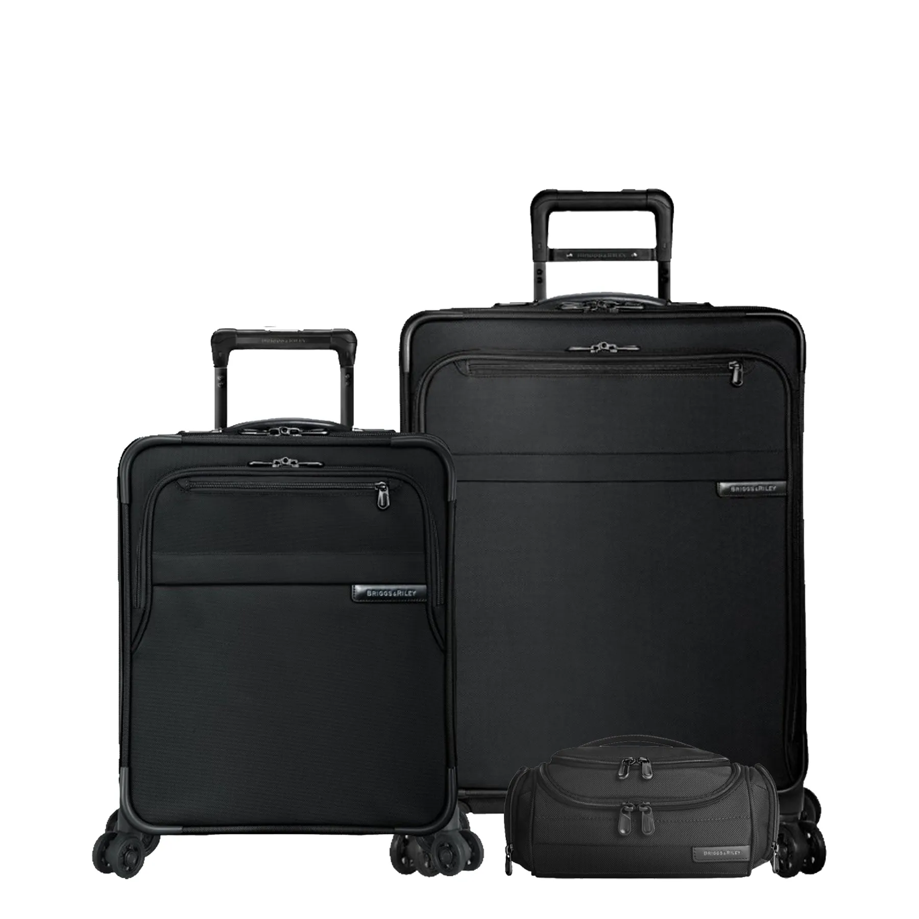 Briggs & Riley Baseline 3-Piece Set: Carry-On Spinner, Med Spinner & Toiletry Kit