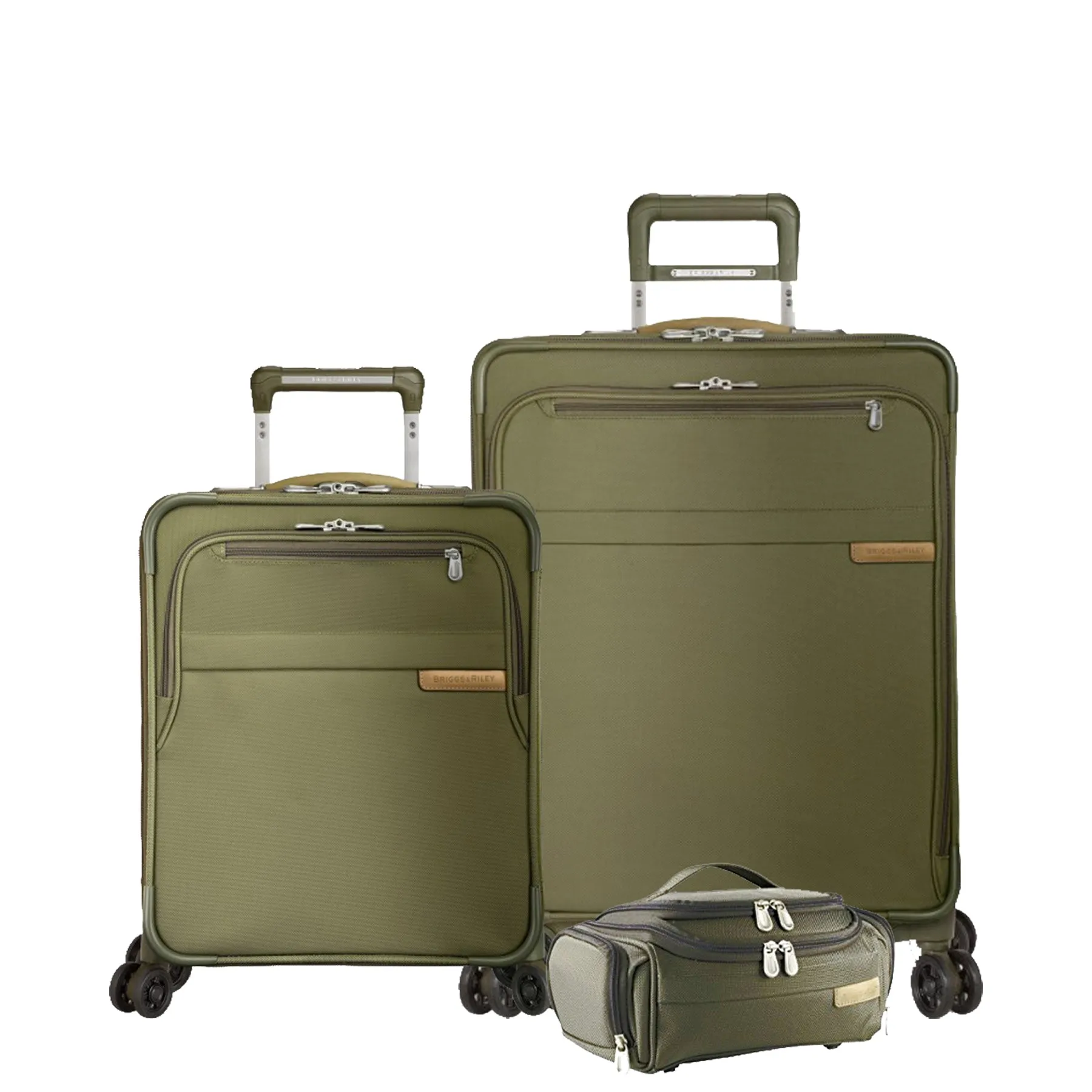 Briggs & Riley Baseline 3-Piece Set: Carry-On Spinner, Med Spinner & Toiletry Kit