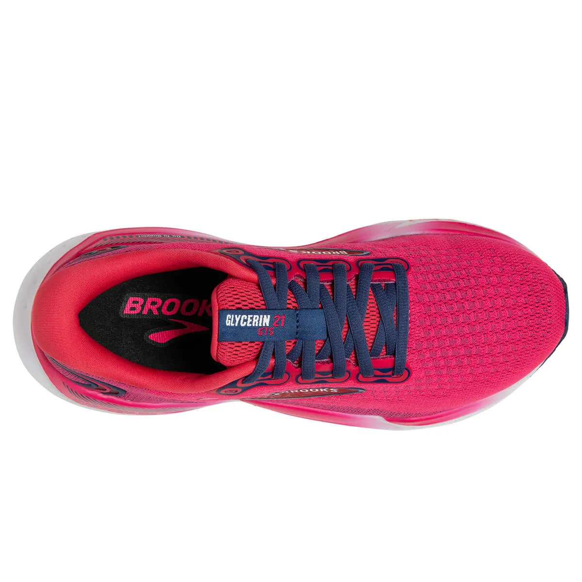 Brooks Glycerin GTS 21 Womens | Raspberry/estate Blue