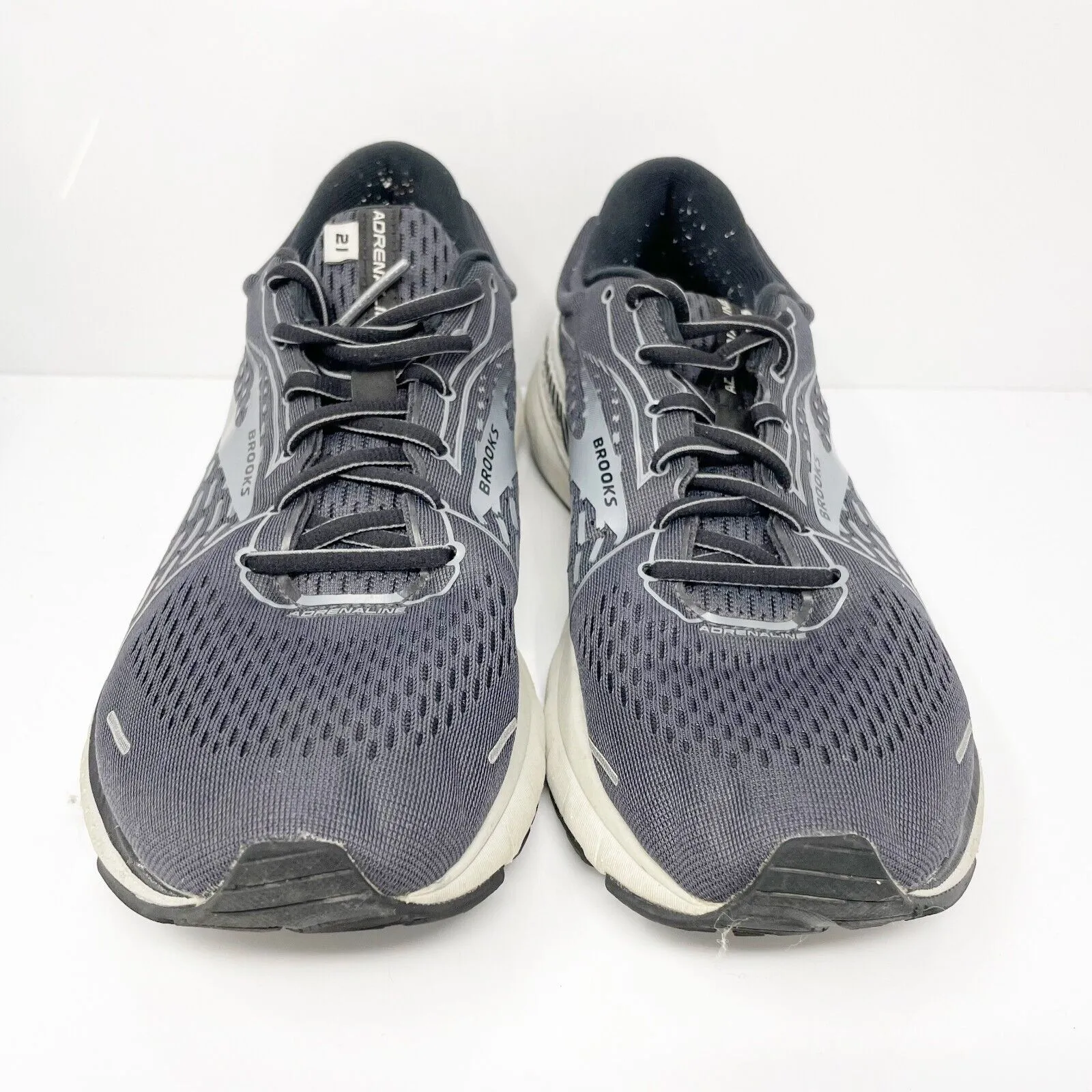 Brooks Mens Adrenaline GTS 21 1103491D093 Black Running Shoes Sneakers Sz 9.5 D