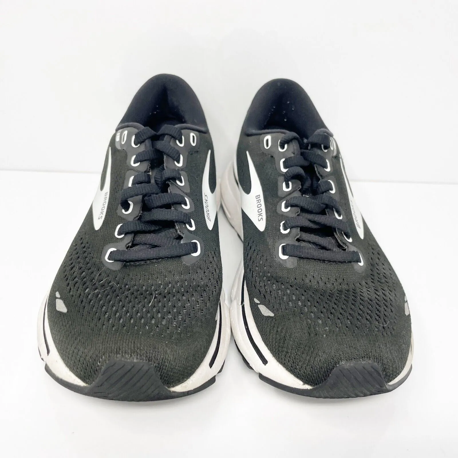 Brooks Womens Ghost 15 1203801B012 Black Running Shoes Sneakers Size 6 B