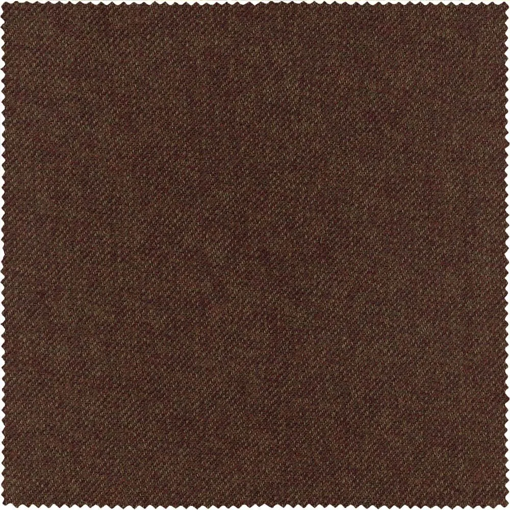 Brown Cotton Tweed