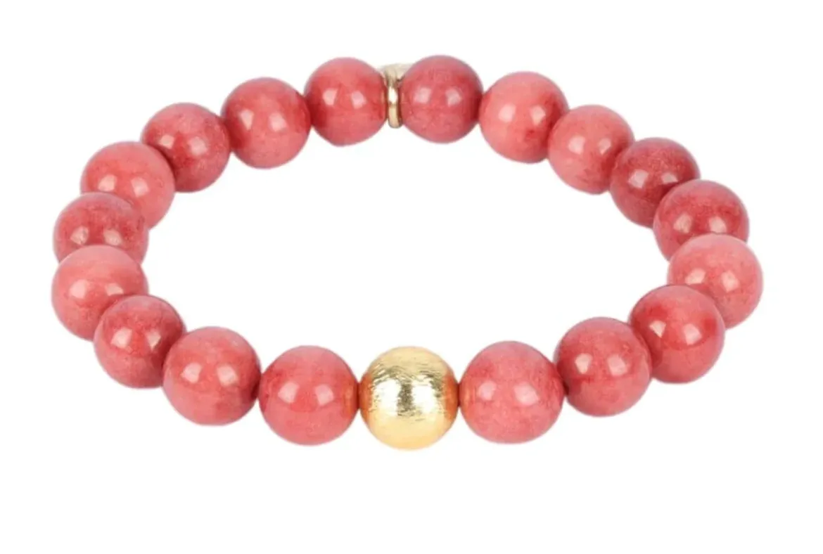 BuDhaGirl Bianca Bracelet - Thai Tea