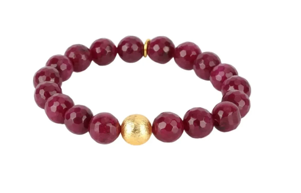 BuDhaGirl Ruby Bianca Bracelet