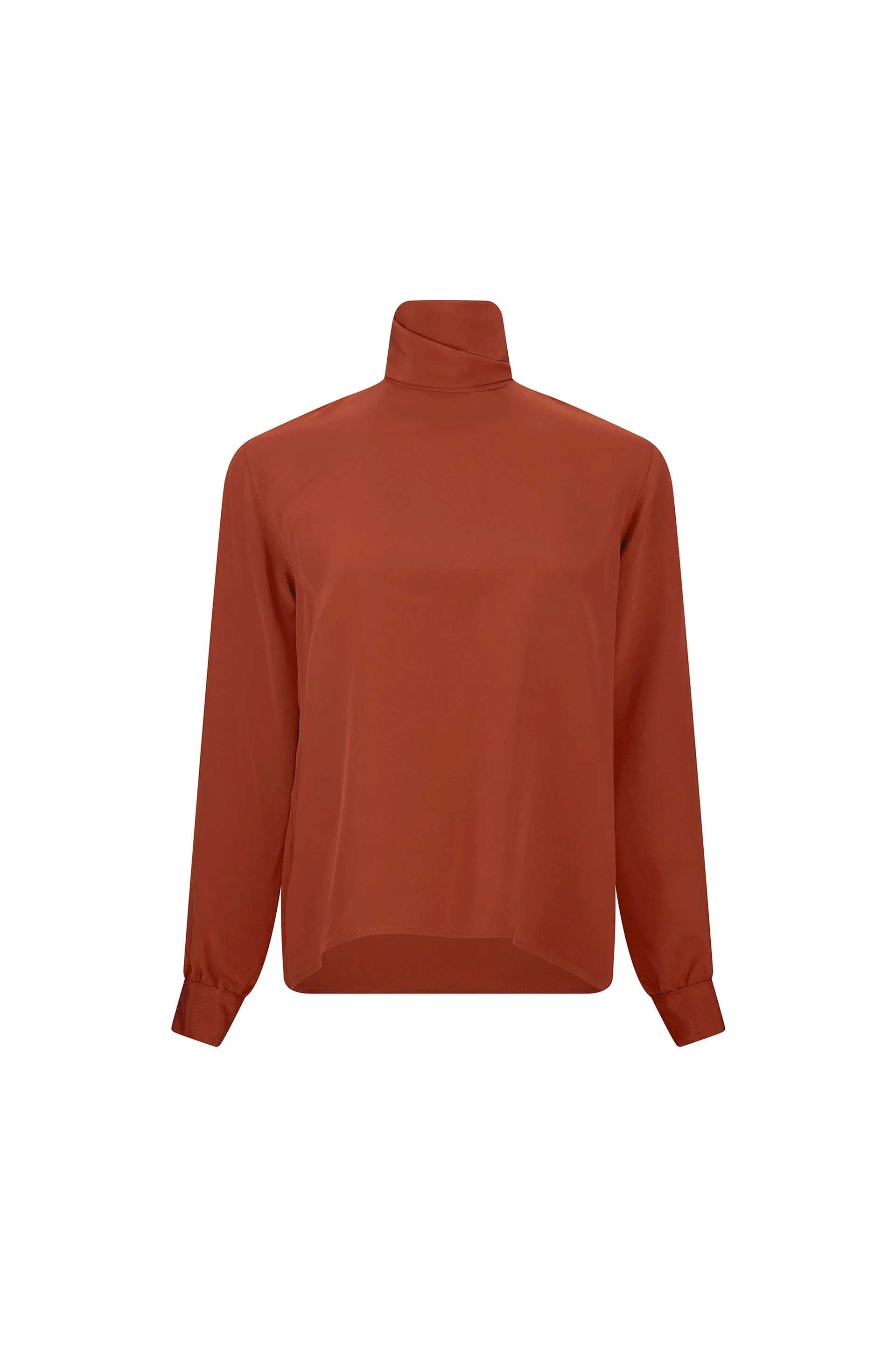 'BURNT ORANGE' BIANCA BLOUSE