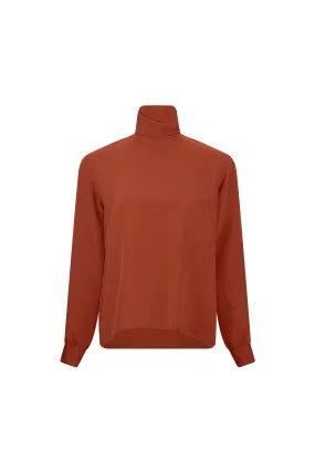 'BURNT ORANGE' BIANCA BLOUSE