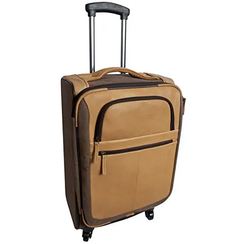 Canyon Outback Switzer Canyon 22-Inch Spinner Carry-On Upright Suitcase, Brown, One Size