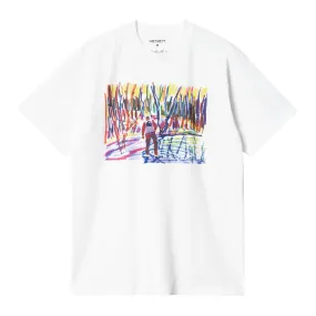 Carhartt WIP Ollie Mac Icy Lake T-Shirt White