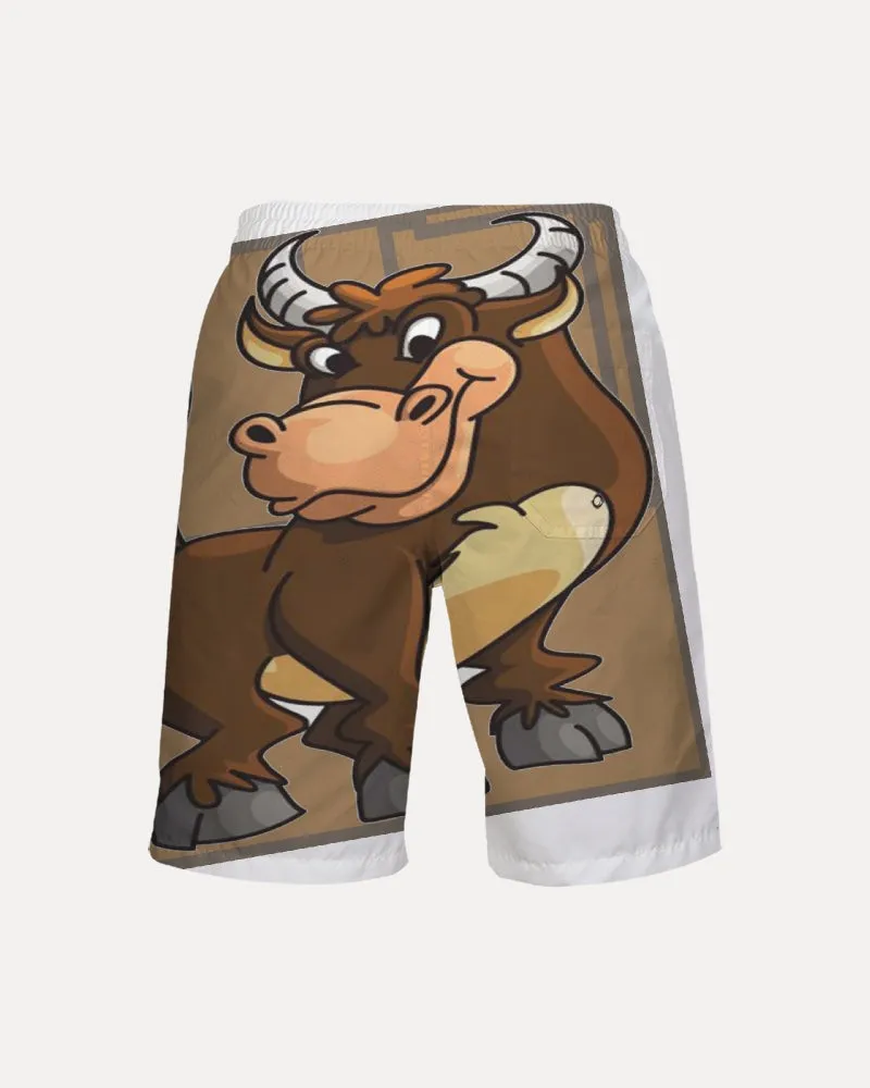 cartoon figure karnaf composition Boy's Swim Trunk