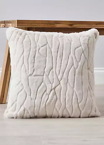 Cascade Home Bergen Faux Fur 45x45cm Cushion | Kaleidoscope