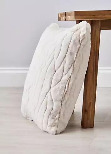 Cascade Home Bergen Faux Fur 45x45cm Cushion | Kaleidoscope