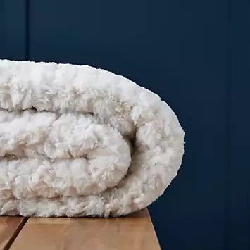 Cascade Home Faux Fur Boucle Like Super Soft Throw | Kaleidoscope