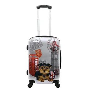 Chariot 20 Lightweight Spinner Carry-On Upright Suitcase, Uk Dog