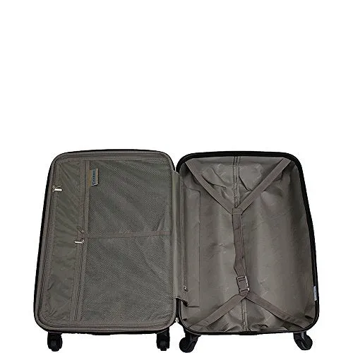 Chariot 3- Piece Lightweight Spinner Carry-On Upright Suitcase, Cat Pilots