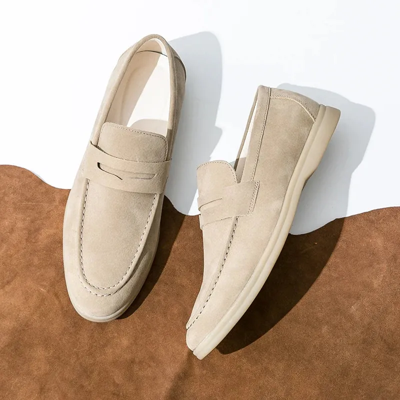 Charles Lebayle Suede Loafers