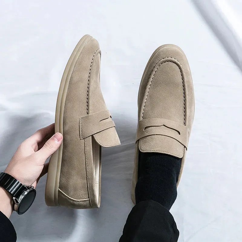 Charles Lebayle Suede Loafers