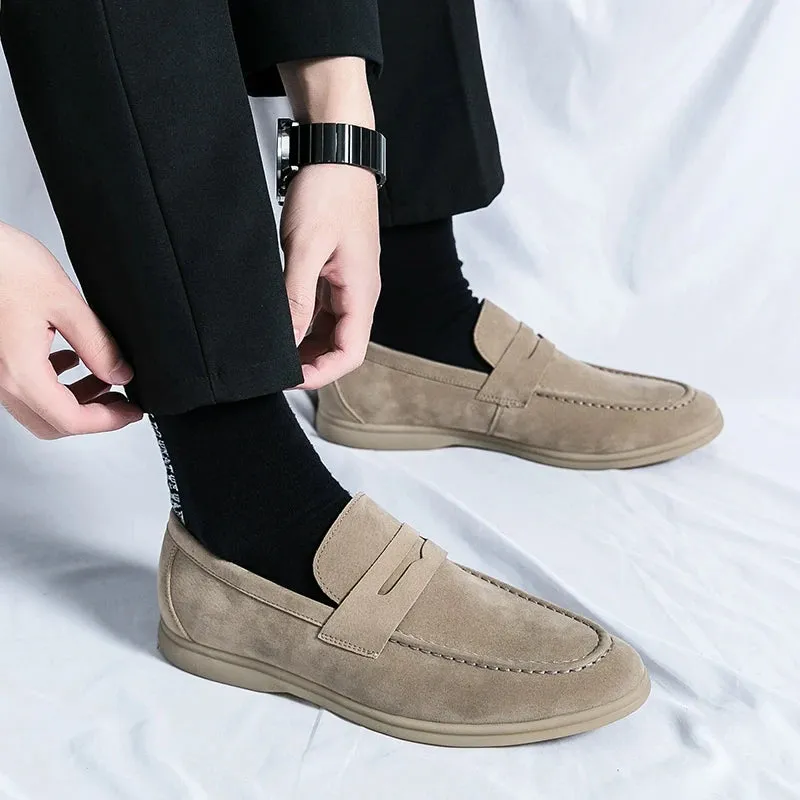 Charles Lebayle Suede Loafers