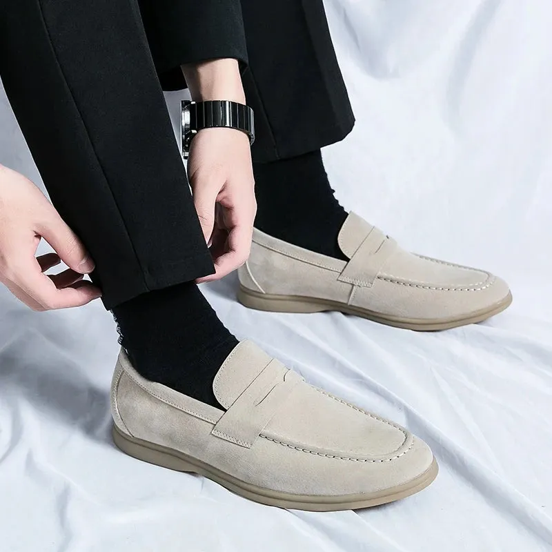 Charles Lebayle Suede Loafers