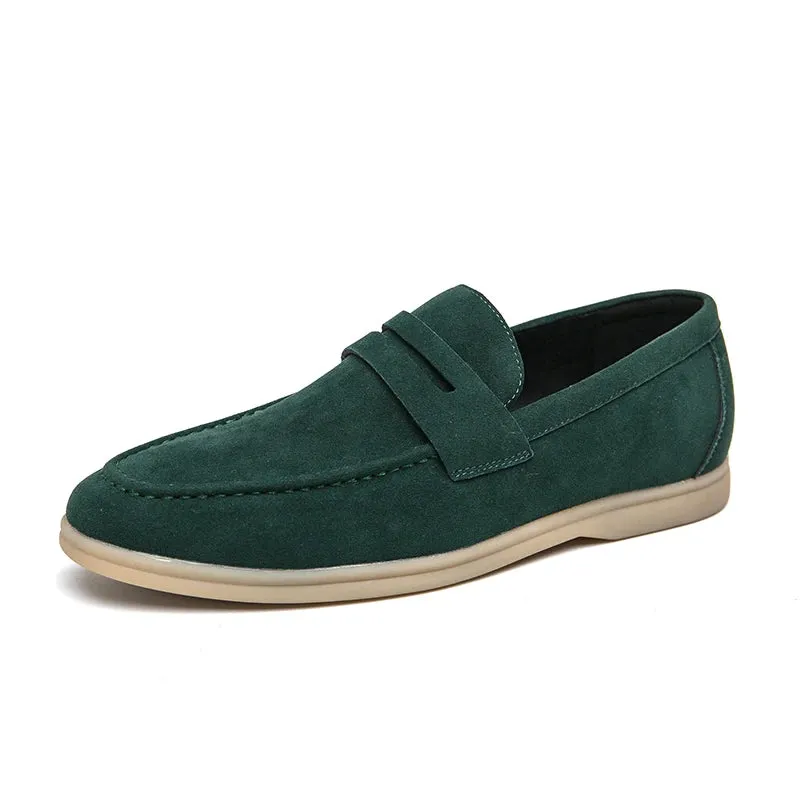 Charles Lebayle Suede Loafers